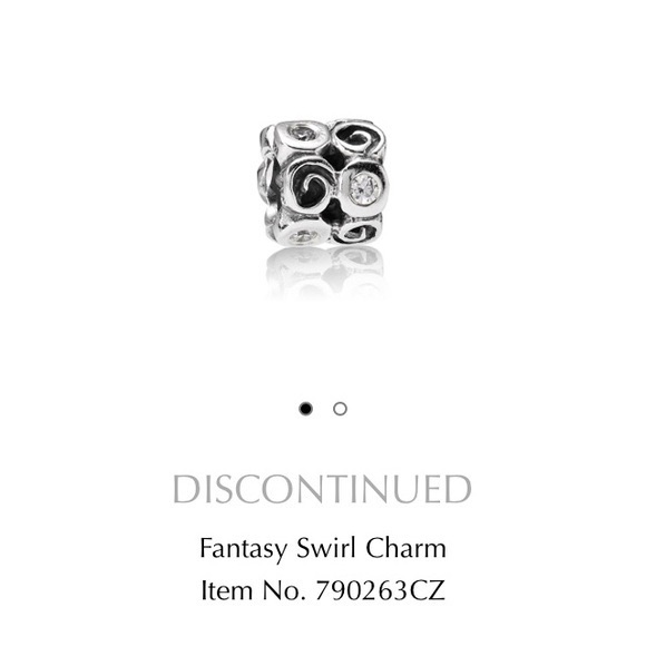Fantasy swirl Pandora charm - Picture 1 of 4